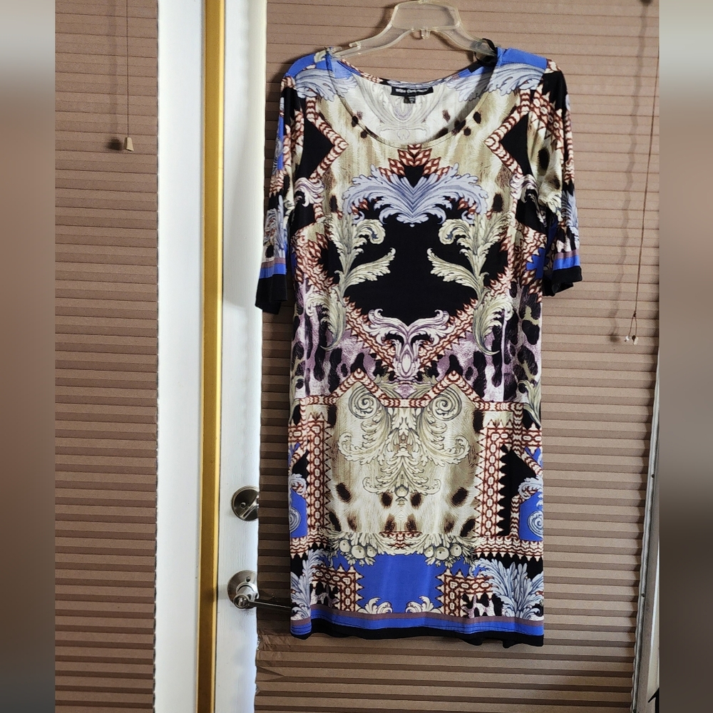 Women's Mlle Gabrielle Size Medium Multi Colored Dress Used